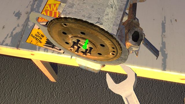 Połącz ze sobą trzy części sprzęgła bez żadnych śrub: CLUTCH COVER PLATE, CLUTCH DISC - My Summer Car: Budowa silnika i skrzyni biegów dla samochodu Satsuma - My Summer Car - poradnik do gry