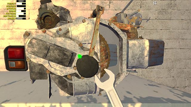 Tak złożony silnik jest gotowy do montażu w samochodzie - My Summer Car: Budowa silnika i skrzyni biegów dla samochodu Satsuma - My Summer Car - poradnik do gry