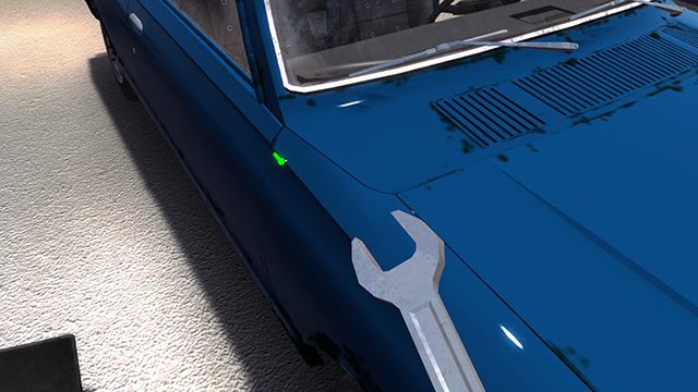 Do odszukania śrub bagażnika BOOTLID będziesz musiał użyć klawisza Q i przeniknąć przez tekstury samochodu - Nadwozie i wnętrze w samochodzie Satsuma w My Summer Car - My Summer Car - poradnik do gry