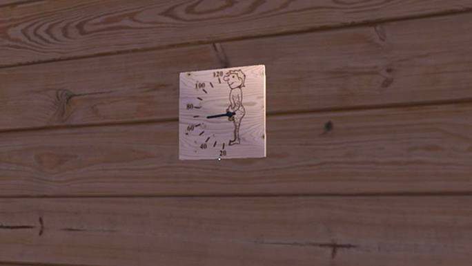 Chwyć chochlę DIPPER i wskocz na górną półkę po lewej stronie, tak by być naprzeciwko piecyka - Jak korzystać z sauny w My Summer Car? - My Summer Car - poradnik do gry