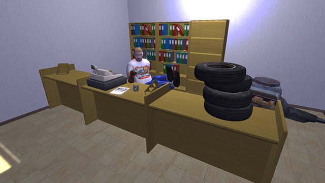 Przy kasie leży katalog - Gdzie znaleźć koła w My Summer Car? - My Summer Car - poradnik do gry