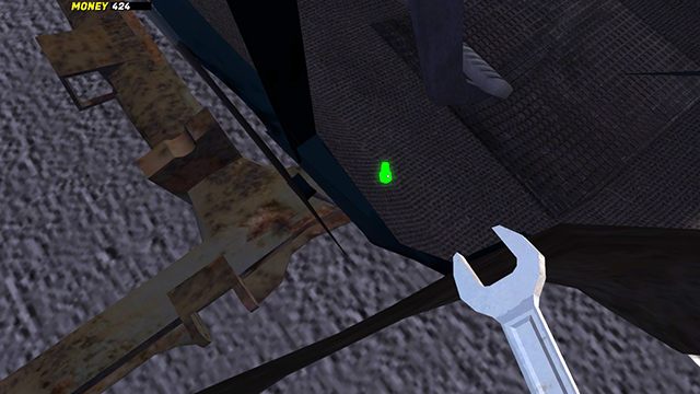 Tylne już słabiej. Wkręcane są od spodu, pod tapicerką przy pedałach. - Zawieszenie i układ kierowniczy | Budowa samochodu Satsuma w My Summer Car - My Summer Car - poradnik do gry