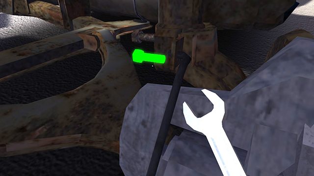 Teraz zamocuj tarcze hamulców DISC BRAKE, ale jeszcze nie dokręcaj ich - Zawieszenie i układ kierowniczy | Budowa samochodu Satsuma w My Summer Car - My Summer Car - poradnik do gry