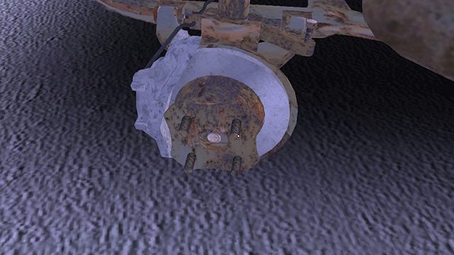 Jeśli chcesz już przykręcić koła, trzeba przed nimi umieścić pół ośki HALF SHAFT w zwrotnicach - Zawieszenie i układ kierowniczy | Budowa samochodu Satsuma w My Summer Car - My Summer Car - poradnik do gry