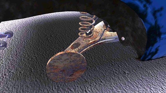 Teraz połącz całość amortyzatorami SHOCK ABSORBER - Zawieszenie i układ kierowniczy | Budowa samochodu Satsuma w My Summer Car - My Summer Car - poradnik do gry