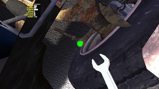 Klucz rozmiar 12 dokręca jedną śrubę bocznych drążków - Zawieszenie i układ kierowniczy | Budowa samochodu Satsuma w My Summer Car - My Summer Car - poradnik do gry