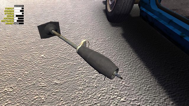 Zamontuj ją od środka kabiny w oczywistym miejscu - Zawieszenie i układ kierowniczy | Budowa samochodu Satsuma w My Summer Car - My Summer Car - poradnik do gry