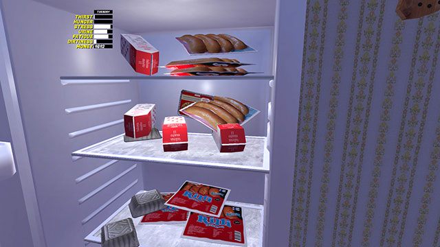Będąc w sklepie, warto kupić jak największy zapas jedzenia. - Atrybuty postaci w My Summer Car - My Summer Car - poradnik do gry