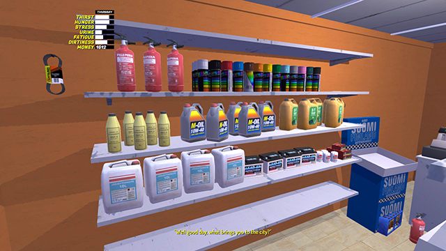 Klikając na towar, dodajesz go do wirtualnego koszyka. - Wyprawa do sklepu w My Summer Car - My Summer Car - poradnik do gry