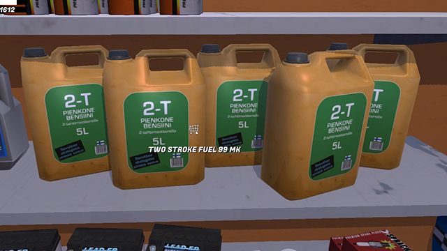 Baniaki 2-T oznaczają paliwo do motorynki i łodzi. - Motorower Jonnez ES | Pojazdy w My Summer Car - My Summer Car - poradnik do gry