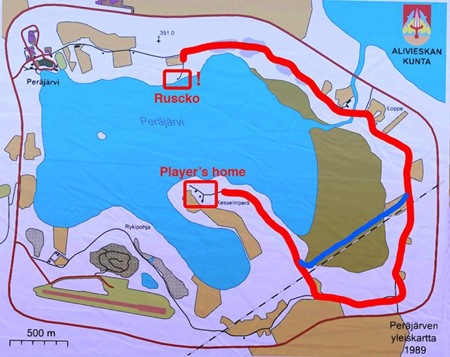 Wyjeżdżając z gospodarstwa wujka, czyli pierwotnego miejsca parkowania traktora, skieruj się w prawo - Samochód Ruscko | Pojazdy w My Summer Car - My Summer Car - poradnik do gry