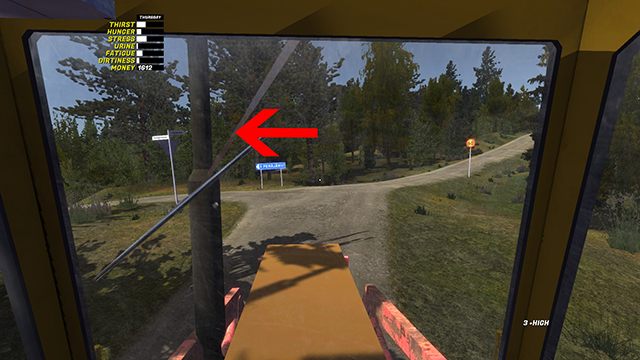 Po chwili przejedziesz przez niewielki most - Samochód Ruscko | Pojazdy w My Summer Car - My Summer Car - poradnik do gry