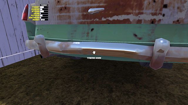 Drugi koniec podepnij do traktora - zadziała zarówno z przodu, jak i z tyłu - Samochód Ruscko | Pojazdy w My Summer Car - My Summer Car - poradnik do gry