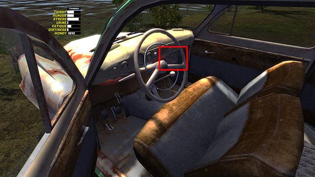 Otwórz bagażnik i koniecznie wrzuć do środka kanister oraz młot - Samochód Ruscko | Pojazdy w My Summer Car - My Summer Car - poradnik do gry