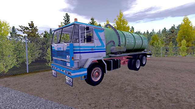 Szambiarka Gifu oparta jest na fińskiej ciężarówce Sisu - Ciężarówka Gifu | Pojazdy w My Summer Car - My Summer Car - poradnik do gry