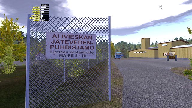 Gifu znajdziesz w miasteczku, na terenie miejskiego zakładu oczyszczania. - Ciężarówka Gifu | Pojazdy w My Summer Car - My Summer Car - poradnik do gry