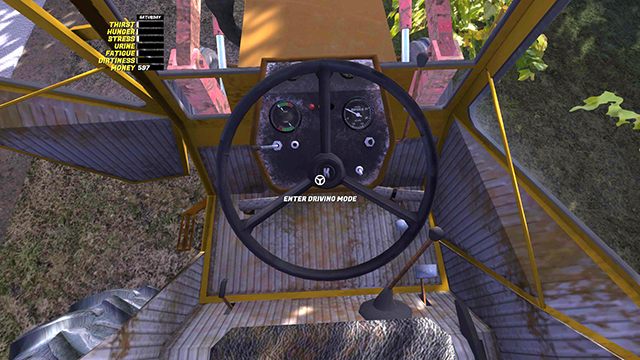 Przejdź w tryb prowadzenia za pomocą ENTER. - Traktor Kekmet | Pojazdy w My Summer Car - My Summer Car - poradnik do gry