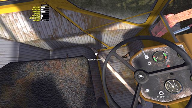 Używaj hamulca ręcznego przed opuszczeniem kabiny. - Traktor Kekmet | Pojazdy w My Summer Car - My Summer Car - poradnik do gry