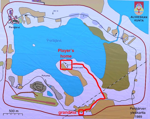 Babcia przesiaduje przed swoim domem codziennie od godziny 8 do 16, ale wyłącznie, kiedy jest ładna pogoda - Wizyta u babci w My Summer Car - My Summer Car - poradnik do gry