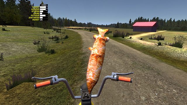 Jedź jeszcze kawałek, a w końcu po lewej stronie zobaczysz schowany między drzewami dom - bardzo blisko drogi - Wizyta u babci w My Summer Car - My Summer Car - poradnik do gry