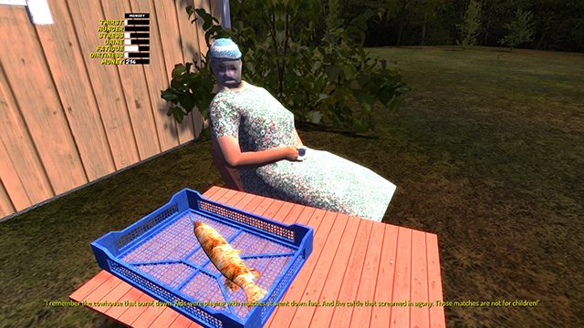 Aby otrzymać pieniądze, musisz usiąść przy babci i słuchać jej gawędzenia - Wizyta u babci w My Summer Car - My Summer Car - poradnik do gry