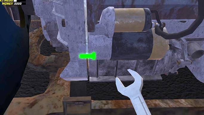 Połącz ze sobą FRONT LIGHTS CONNECTOR najpierw z lewym reflektorem HEADLIGHT LEFT, potem z prawym HEADLIGHT RIGHT - Montaż akumulatora i elektryki w samochodzie Satsuma w My Summer Car - My Summer Car - poradnik do gry