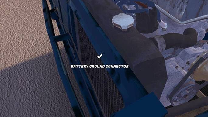 Teraz możesz dokręcić śruby przy rozruszniku - tę poluźnioną 7mm oraz nowe połączenie 5mm - Montaż akumulatora i elektryki w samochodzie Satsuma w My Summer Car - My Summer Car - poradnik do gry