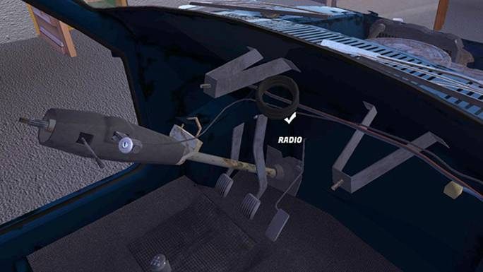 Zamontuj kokpit DASHBOARD dwiema śrubami 10mm - Montaż akumulatora i elektryki w samochodzie Satsuma w My Summer Car - My Summer Car - poradnik do gry