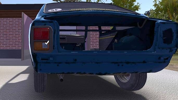 Centralną kostką z tyłu jest REAR HARNESS CONNECTOR po prawej stronie - Montaż akumulatora i elektryki w samochodzie Satsuma w My Summer Car - My Summer Car - poradnik do gry