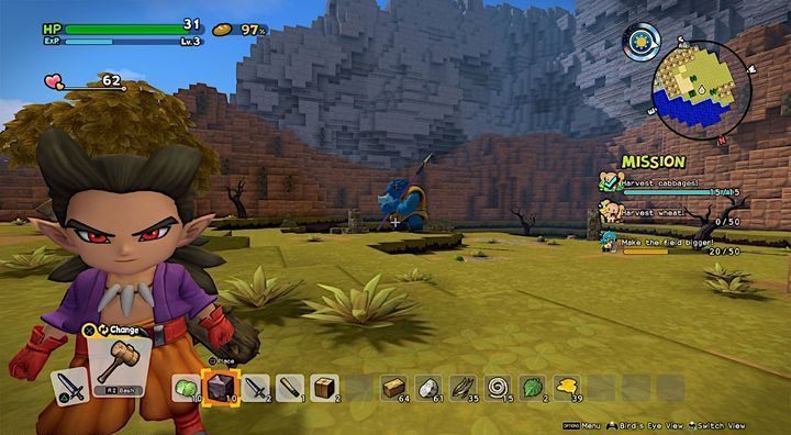 Silni przeciwnicy z reguły wyróżniają się większymi gabarytami od innych stworów - Porady na start do Dragon Quest Builders 2 - Dragon Quest Builders 2 - poradnik do gry