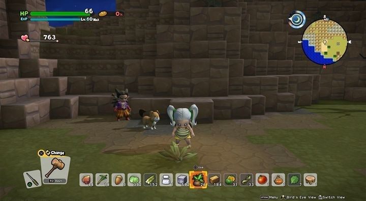 Gdy nasz poziom głodu osiągnie 0%, wtedy nasza postać będzie miała następujące debuffy - Co się stanie, gdy pasek jedzenia spadnie do zera w Dragon Quest Builders 2? - Dragon Quest Builders 2 - poradnik do gry