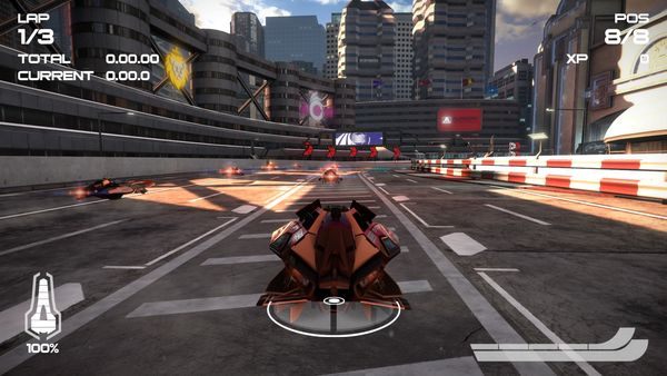 W skład broni wchodzą między innymi rakiety, działko czy pocisk namierzający - WipEout Omega Collection - poradnik do gry