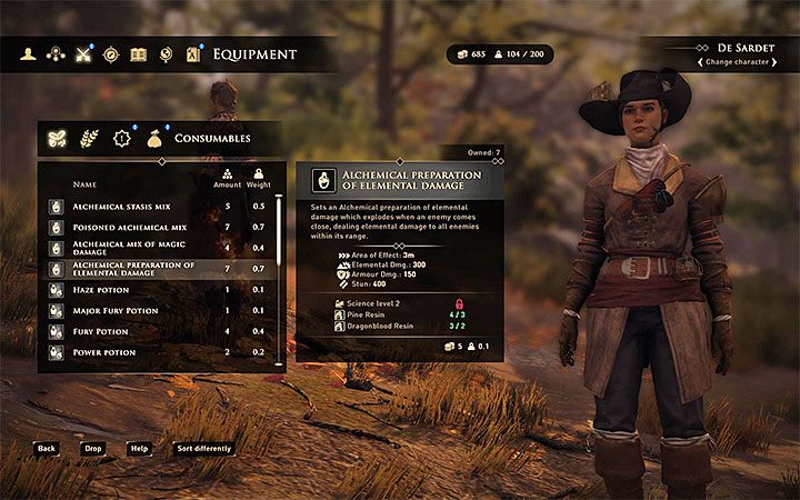 Drugi wymóg to dysponowanie związkiem chemicznym Alchemical Preparation of Elemental Damage, czyli swego rodzaju bombą, która w momencie eksplozji zadaje obrazenia od żywiołów - GreedFall: Niedostępne miejsca - jak docierać? - GreedFall - poradnik do gry