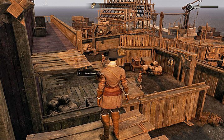 Jeszcze inny typ przeszkody to oddalone półki, do których należy doskoczyć - GreedFall: Niedostępne miejsca - jak docierać? - GreedFall - poradnik do gry