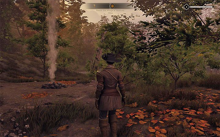 Po tym jak po raz pierwszy dotrzesz do nieodkrytego obozu trzeba będzie rozpalić ogień - GreedFall: Obóz - jak rozbić? - GreedFall - poradnik do gry