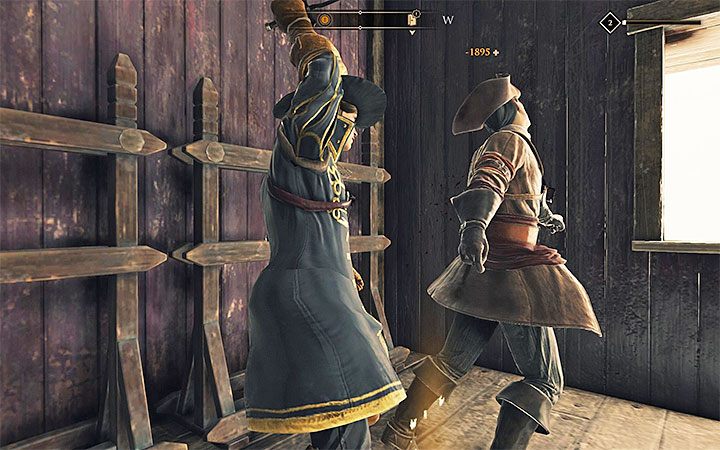 Atak skrytobójczy możesz wykonać po zakradnięciu się do przeciwnika od tyłu - GreedFall: Eksploracja i skradanie się - GreedFall - poradnik do gry