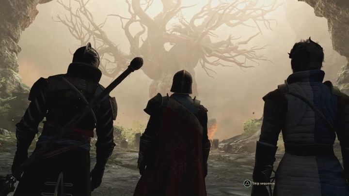 Droga nie będzie zbyt długa i po pewnym czasie dotrzesz do groty, w której będzie obszerne drzewo - GreedFall: Twarzą w Twarz z Bogiem - solucja, opis przejścia - GreedFall - poradnik do gry