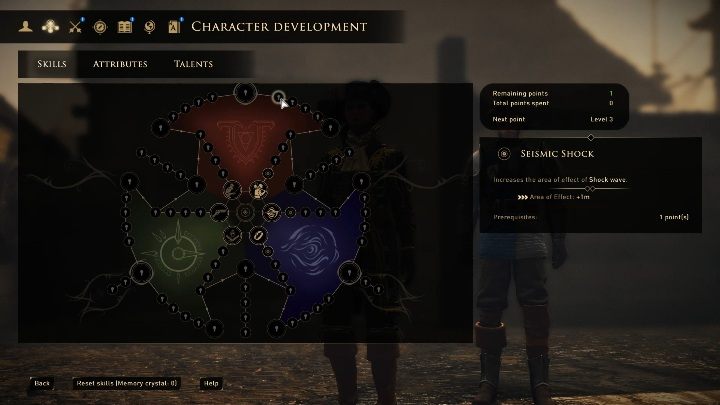 W drzewku umiejętności znajdziesz takie skille dotyczące umiejętności - GreedFall: Walka - GreedFall - poradnik do gry