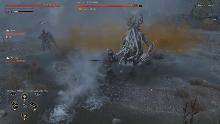 Czeka cię teraz walka z Nadaig Vedemen - GreedFall: Twarzą w twarz z demonem - solucja, opis przejścia - GreedFall - poradnik do gry