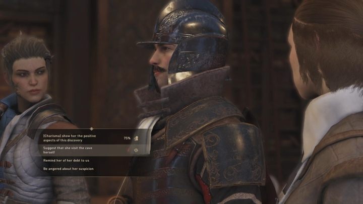 Oddanie tablic siostrze Eugenii - Po oddaniu tablic, otrzymasz + 1 reputacji z Theleme - GreedFall: Święty i Dziki - solucja, opis przejścia - GreedFall - poradnik do gry