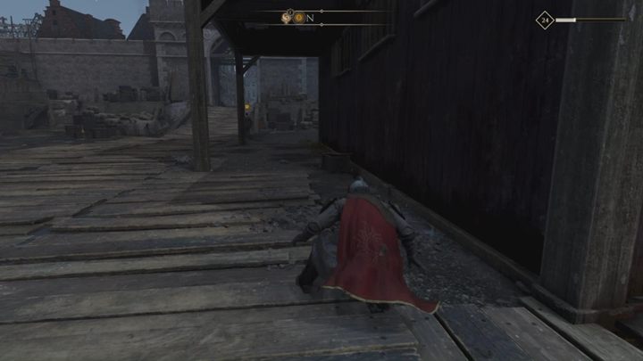 Śledź mężczyznę z bezpiecznego zasięgu, ale nie oddalaj się również zbytnio od celu, bo zgubisz go - GreedFall: Wróg Wewnętrzny - solucja, opis przejścia - GreedFall - poradnik do gry