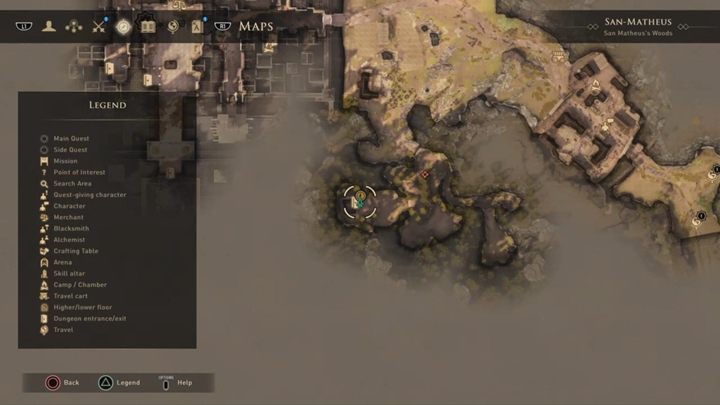 Udaj się teraz do tartaku w San Matheus, gdzie przetrzymywani są więźniowie - GreedFall: Handel Ludźmi - solucja, opis przejścia - GreedFall - poradnik do gry