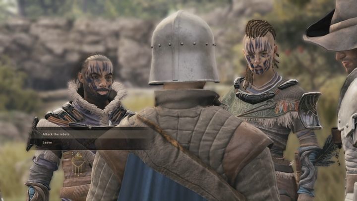 Idź za kolejnymi oznaczeniami na mapie, aż natkniesz się na rebeliantów - GreedFall: Atak na Karawany - solucja, opis przejścia - GreedFall - poradnik do gry