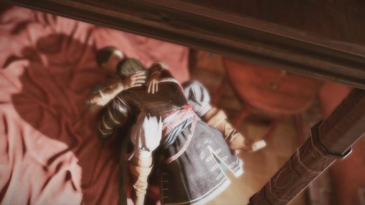 Po wykonaniu misji pobocznych i odpowiedzeniu poprawnie na kwestie dialogowe, będziesz mógł umówić się z kobietą na intymne spotkanie - GreedFall: Romans - Aphra - GreedFall - poradnik do gry