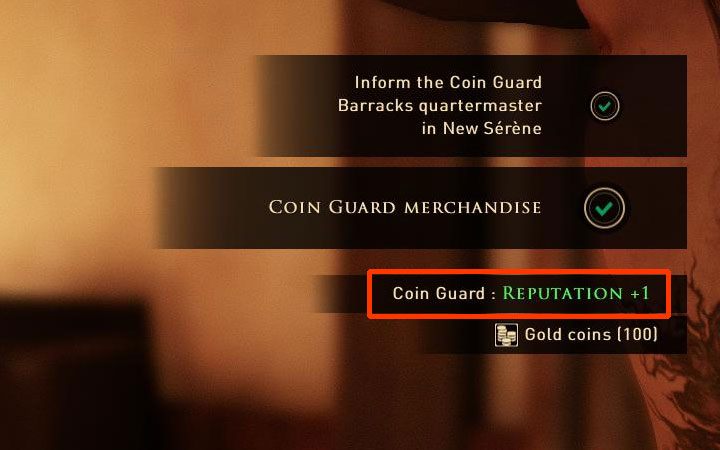 Informacja o zmianie statusu w relacjach z frakcją zawsze wyświetlana jest po prawej stronie ekranu, czyli w tym samym miejscu gdzie pokazywane są też m - GreedFall: Reputacja - GreedFall - poradnik do gry