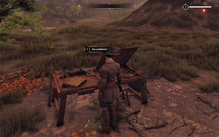 Domyślnym sposobem rozpoczęcia craftingu jest dotarcie do stołu rzemieślniczego (Workbench) - GreedFall: Rzemiosło i alchemia - GreedFall - poradnik do gry