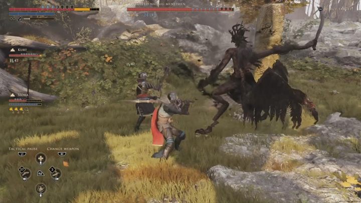 Udaj się teraz do Cwenvar, a we wskazanym miejscu natkniesz się na spaczonego Nadaig Mneimena - GreedFall: Atak na San Matheus - solucja, opis przejścia - GreedFall - poradnik do gry