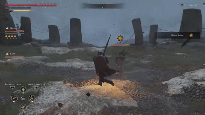 Po wstawce, czeka cię walka z Vinbarrem - GreedFall: Paszcza Niebios - solucja, opis przejścia - GreedFall - poradnik do gry