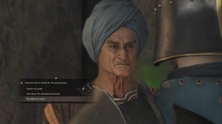 Przepytaj jeszcze badaczy z laboratorium Hikmet, by złożyli zeznanie (zrobią to chętnie, gdy ich wypuściłeś) - GreedFall: Próba - solucja, opis przejścia - GreedFall - poradnik do gry