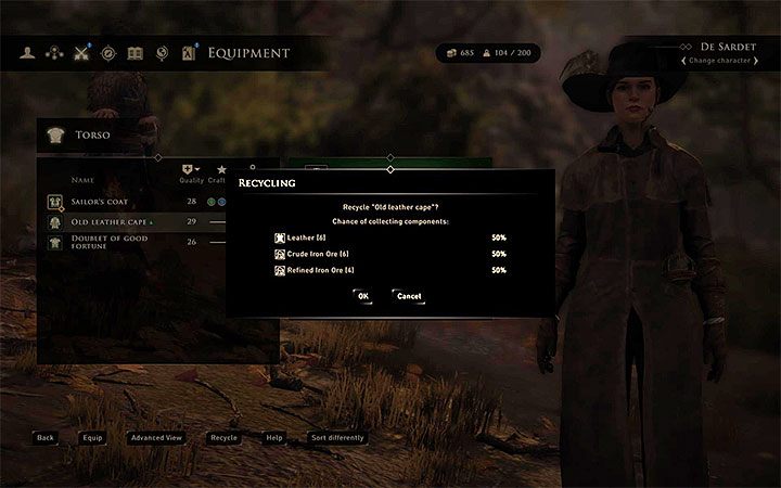 Alternatywny sposób zachowania to rozmontowanie przedmiotu na części - GreedFall: Limit udźwigu - jak sobie radzić? - GreedFall - poradnik do gry